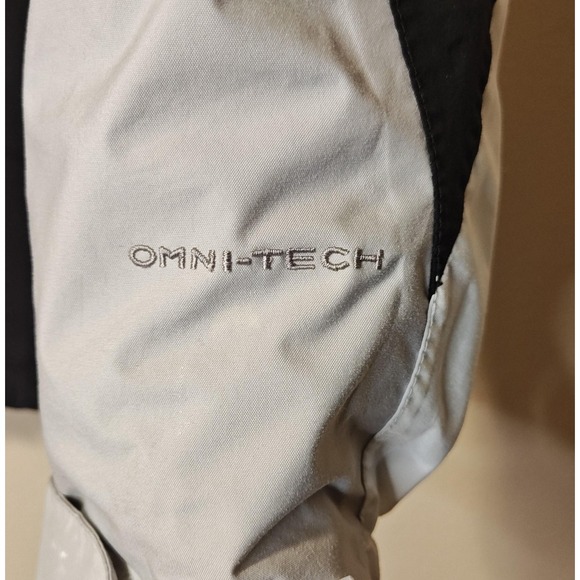 Columbia Jacket Womens Large Black White Omni-Tech Interchange Hooded Ski - Picture 5 of 15